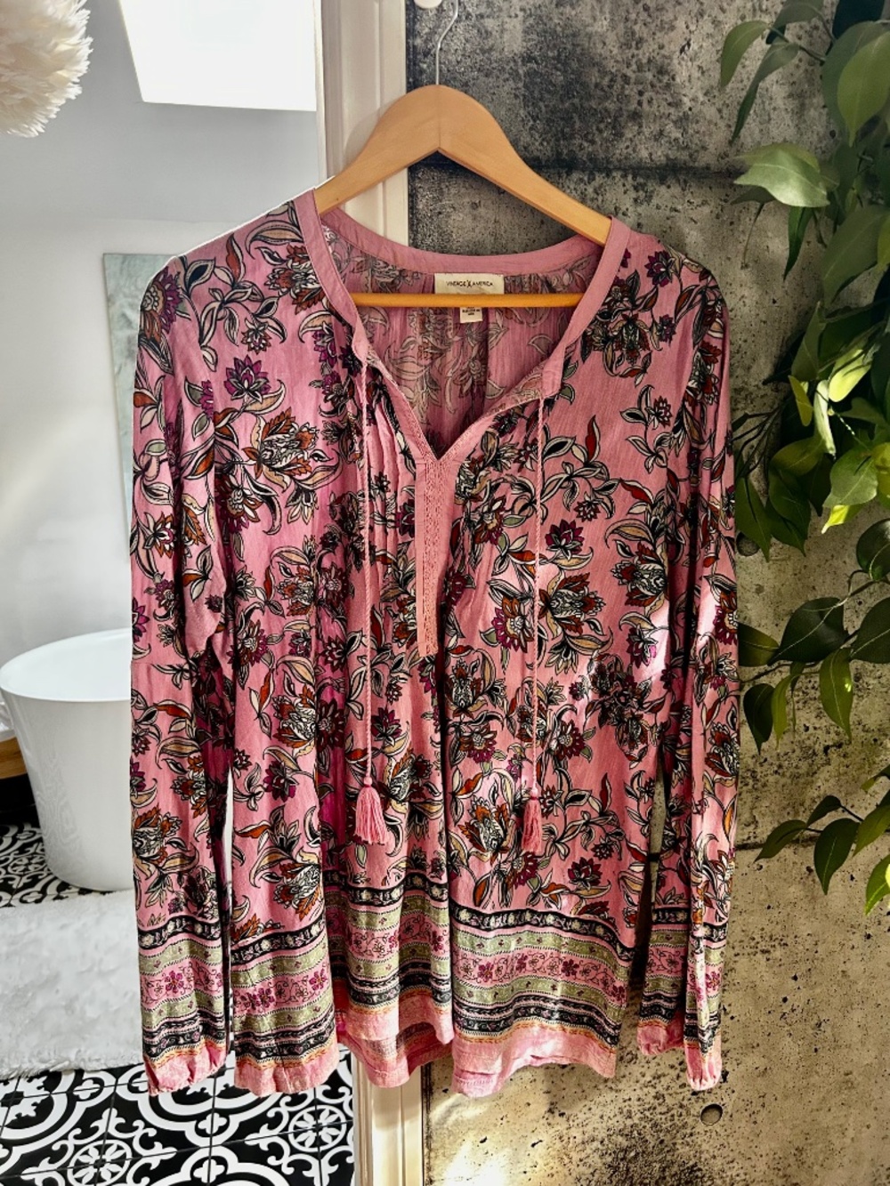 Made in India BoHo style top XL